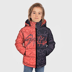 Куртка зимняя для мальчика Strey Kids x Anime, цвет: 3D-красный — фото 2