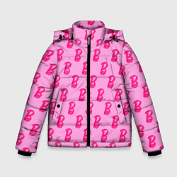 Куртка зимняя для мальчика Барби Фильм Текстура, цвет: 3D-светло-серый