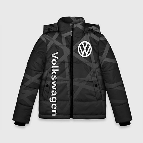 Зимняя куртка для мальчика Volkswagen - classic black / 3D-Красный – фото 1