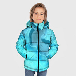 Куртка зимняя для мальчика Мятые облака, цвет: 3D-черный — фото 2