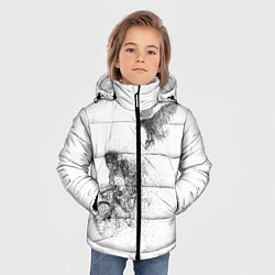 Куртка зимняя для мальчика Скорость,моя стихия, цвет: 3D-черный — фото 2