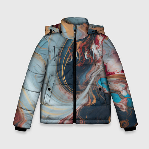 Зимняя куртка для мальчика Москва палитра / 3D-Красный – фото 1