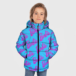 Куртка зимняя для мальчика Barbie pattern, цвет: 3D-светло-серый — фото 2