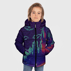 Куртка зимняя для мальчика Дом с загадочной репутацией, цвет: 3D-светло-серый — фото 2