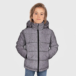 Куртка зимняя для мальчика Джинсы, цвет: 3D-черный — фото 2
