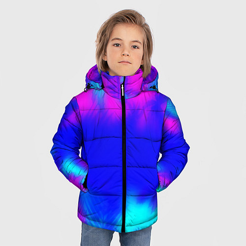 Зимняя куртка для мальчика Grand Theft Auto tropic vice city / 3D-Светло-серый – фото 3