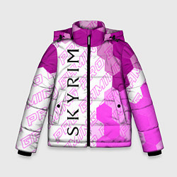 Куртка зимняя для мальчика Skyrim pro gaming по-вертикали, цвет: 3D-черный