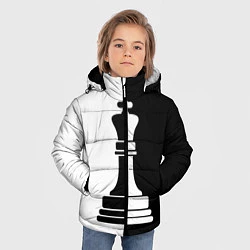 Куртка зимняя для мальчика Ферзь, цвет: 3D-светло-серый — фото 2