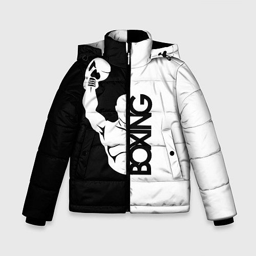 Зимняя куртка для мальчика Boxing - чемпион / 3D-Красный – фото 1