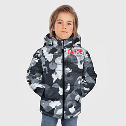 Куртка зимняя для мальчика Chevrolet tahoe military тахо, цвет: 3D-светло-серый — фото 2