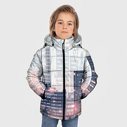 Куртка зимняя для мальчика Безмятежный город, цвет: 3D-светло-серый — фото 2