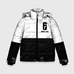 Куртка зимняя для мальчика Rainbow Six black game colletcion, цвет: 3D-черный
