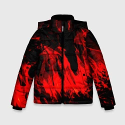Куртка зимняя для мальчика Красное пламя, цвет: 3D-красный