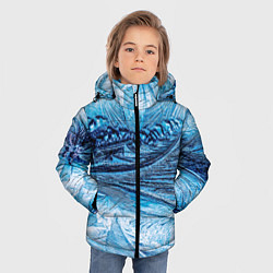Куртка зимняя для мальчика Ледяной узор, цвет: 3D-светло-серый — фото 2