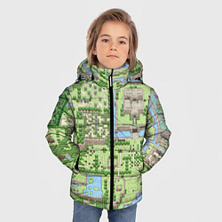 Куртка зимняя для мальчика Zelda: карта, цвет: 3D-красный — фото 2