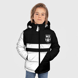Куртка зимняя для мальчика Barcelona stars fc, цвет: 3D-светло-серый — фото 2