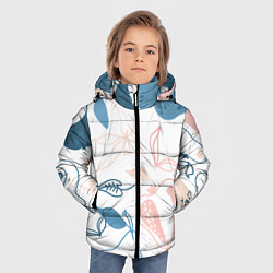 Куртка зимняя для мальчика Силуэты груш, цвет: 3D-светло-серый — фото 2