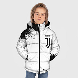 Куртка зимняя для мальчика Juventus sport color black, цвет: 3D-светло-серый — фото 2