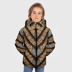 Куртка зимняя для мальчика Броненосец, цвет: 3D-светло-серый — фото 2