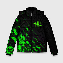 Зимняя куртка для мальчика Dead by daylight green neon