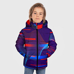 Куртка зимняя для мальчика Abstraction colored, цвет: 3D-красный — фото 2