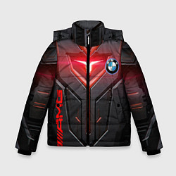 Куртка зимняя для мальчика Мотор от BMW, цвет: 3D-светло-серый