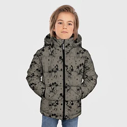 Куртка зимняя для мальчика Микки Маус матрос - паттерн, цвет: 3D-черный — фото 2