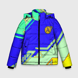 Куртка зимняя для мальчика Half life sport game, цвет: 3D-черный