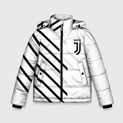 Куртка зимняя для мальчика Juventus sport geometry, цвет: 3D-светло-серый