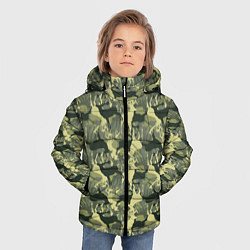 Куртка зимняя для мальчика Олени - камуфляж, цвет: 3D-красный — фото 2