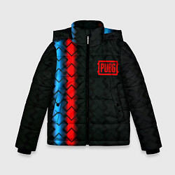 Куртка зимняя для мальчика ПАБГ игровая коллекция, цвет: 3D-черный