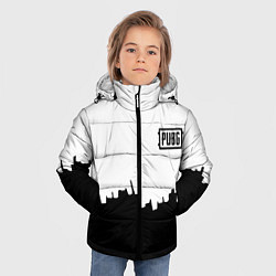 Куртка зимняя для мальчика PUBG abstraction game, цвет: 3D-черный — фото 2