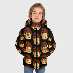 Куртка зимняя для мальчика Игра Роблокс, цвет: 3D-черный — фото 2