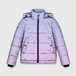 Куртка зимняя для мальчика Градиент лавандовый, цвет: 3D-красный