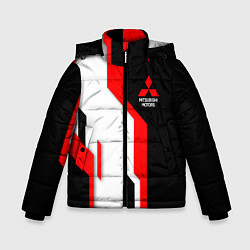 Куртка зимняя для мальчика Mitsubishi red uniform, цвет: 3D-черный