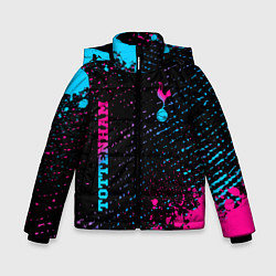 Зимняя куртка для мальчика Tottenham - neon gradient вертикально