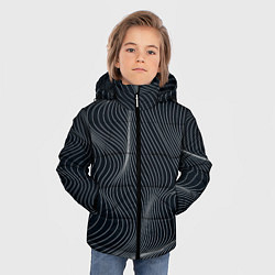 Куртка зимняя для мальчика Черная аннигиляция, цвет: 3D-красный — фото 2