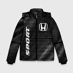 Куртка зимняя для мальчика Honda sport metal, цвет: 3D-черный
