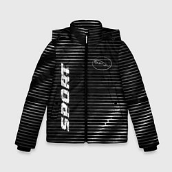 Куртка зимняя для мальчика Jaguar sport metal, цвет: 3D-черный