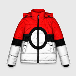 Зимняя куртка для мальчика Pokeball texture