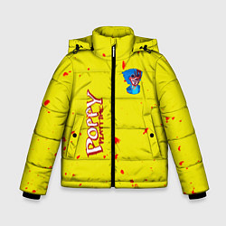 Куртка зимняя для мальчика Poppy Playtime Хагги Вагги монстр, цвет: 3D-светло-серый