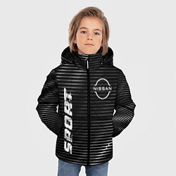 Куртка зимняя для мальчика Nissan sport metal, цвет: 3D-черный — фото 2