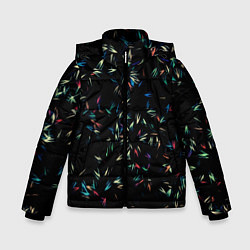 Куртка зимняя для мальчика Симфония перьев, цвет: 3D-светло-серый
