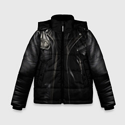 Куртка зимняя для мальчика Косуха терминатора чёрная, цвет: 3D-черный