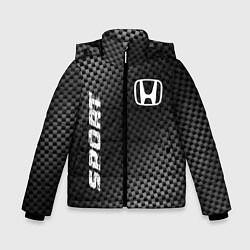 Куртка зимняя для мальчика Honda sport carbon, цвет: 3D-черный