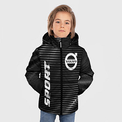 Куртка зимняя для мальчика Volvo sport metal, цвет: 3D-черный — фото 2