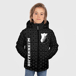 Куртка зимняя для мальчика Hoffenheim sport на темном фоне вертикально, цвет: 3D-черный — фото 2