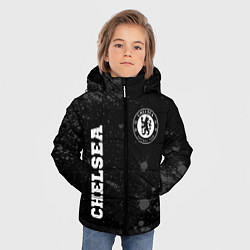 Куртка зимняя для мальчика Chelsea sport на темном фоне вертикально, цвет: 3D-черный — фото 2