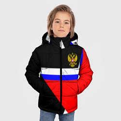 Куртка зимняя для мальчика Россия и советский союз спорт, цвет: 3D-черный — фото 2