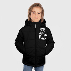 Куртка зимняя для мальчика Ниндзя - искусство ниндзюцу, цвет: 3D-светло-серый — фото 2